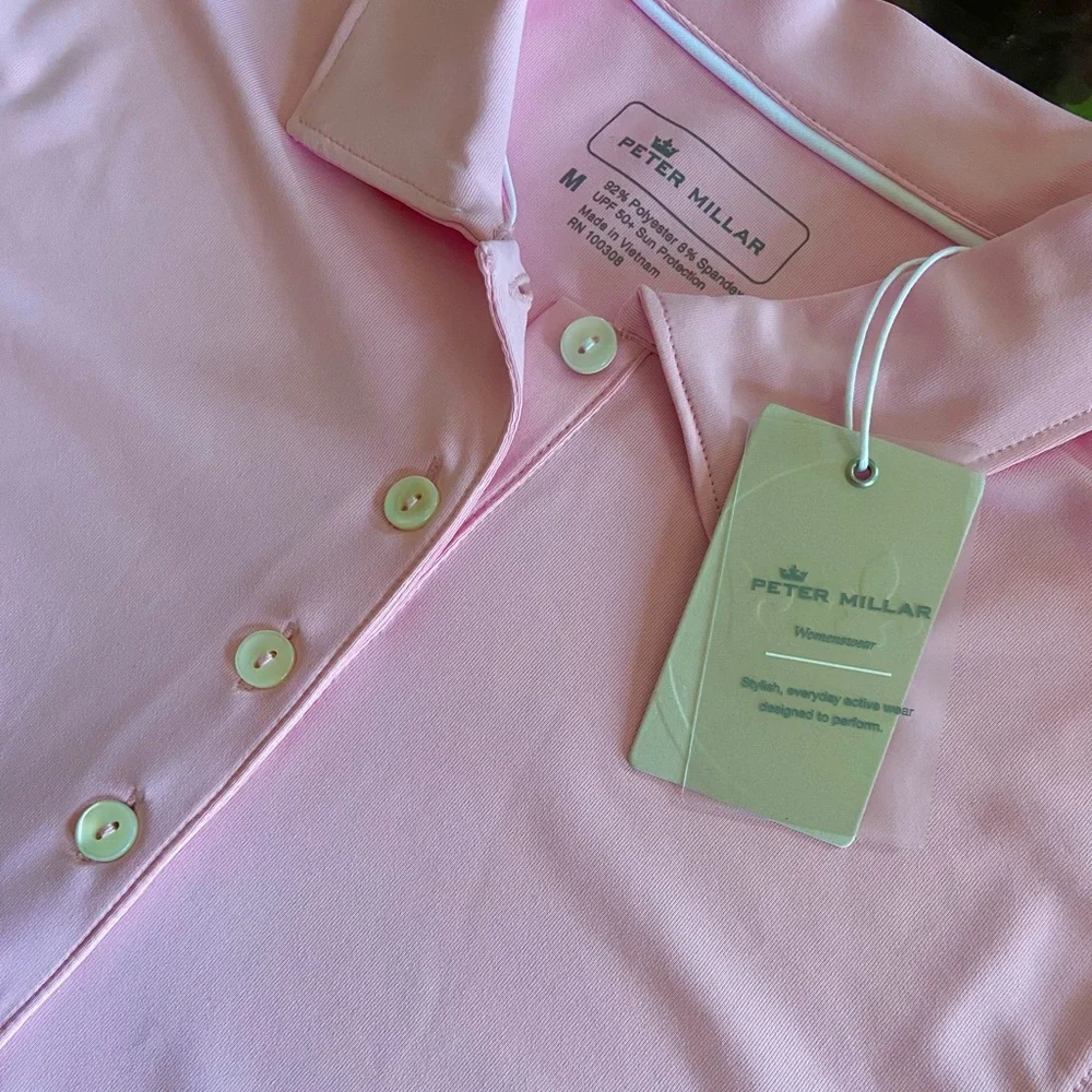 NWT PETER MILLAR CROWN SPORT POLOποΈββοΈβ³οΈππ - Picture 1 of 6